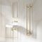 Reina Pelmo - Stainless Steel Dry Electric Heated Towel Rail - 1500mm x 200mm - Choice of Finish
