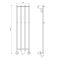 Reina Solara - Stainless Steel Dry Electric Heated Towel Rail - 1500mm x 400mm - Choice of Finish