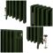 Milano Isabel - 4 Column Cast Iron Radiator - 357mm Tall - Farrow & Ball Duck Green - Multiple Sizes Available