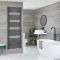 Milano Neva Electric - Anthracite Heated Towel Rail 1785mm x 600mm