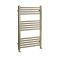 Milano Orelia - Brushed Brass Flat Heated Towel Rail - Choice of Size