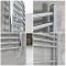 Milano Kent Electric - Curved Chrome Heated Towel Rail - Choice of Size and Element
