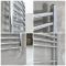 Milano Kent Electric - Curved Chrome Heated Towel Rail 1000mm x 500mm