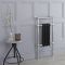 Milano Elizabeth - Black and Chrome Traditional Electric Heated Towel Rail - 930mm x 450mm