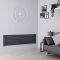Milano Aruba - Anthracite Horizontal Designer Radiator 472mm x 1780mm (Single Panel)