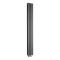 Milano Aruba Flow - Anthracite Vertical Double Panel Middle Connection Designer Radiator 1780mm x 236mm