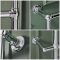Milano x ECOSO Derwent - Minimalist Electric Traditional Heated Towel Rail 966mm x 673mm - Chrome