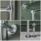 Milano Derwent - Floor Mounted Traditional Minimalist Heated Towel Rail - Choice of Finish