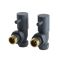 Milano - Anthracite Angled Radiator Valves