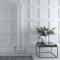 Milano Windsor - Vertical Triple Column White Traditional Cast Iron Style Radiator - 1800mm x 290mm