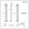 Milano Windsor - Vertical Triple Column White Traditional Cast Iron Style Radiator - 1800mm x 290mm