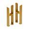 Milano Windsor - Traditional 2 Column Windsor Radiator Feet - Metallic Gold
