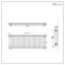 Milano Windsor - Lacquered Raw Metal Traditional Horizontal Triple Column Radiator - 500mm x 1415mm