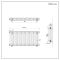 Milano Windsor - Lacquered Raw Metal Traditional Horizontal Triple Column Radiator - 750mm x 1010mm