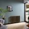 Milano Windsor - Metallic Bronze Horizontal Traditional Column Radiator - Double Column - Choice Of Width