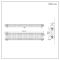 Milano Windsor - Lacquered Raw Metal Traditional Horizontal Triple Column Radiator - 300mm x 1595mm