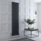 Milano Windsor - Anthracite 1800mm Traditional Vertical Double Column Radiator - Choice of Size