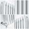 Milano Windsor - White Traditional Vertical Triple Column Radiator - Choice of Size