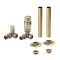 Milano - Thermostatic Corner Radiator Valve and Pipe Sleeve Set - Choice of Finish