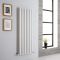 Milano Aruba - Modern White Vertical Designer Radiator 1400mm x 472mm (Double Panel)