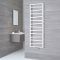 Terma ZigZag - White Vertical Heated Towel Rail 1545mm x 500mm