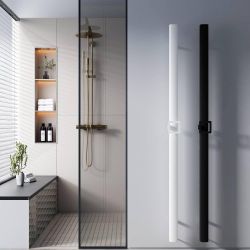 Carisa Vesta - Aluminium Electric Single Towel Bar - Choice of Finish