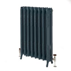 Milano Beatrix - 2 Column Cast Iron Radiator - 950mm Tall - Farrow & Ball Hague Blue - Multiple Sizes Available