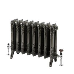 Milano Beatrix - 2 Column Cast Iron Radiator - 510mm Tall - Full Polish - Multiple Sizes Available