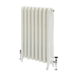 Milano Beatrix - Cast Iron Radiator - 950mm Tall - Porcelain White - Multiple Sizes Available