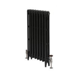 Milano Mercury - 3 Column Cast Iron Radiator - 760mm Tall - Antique Graphite - Multiple Sizes Available