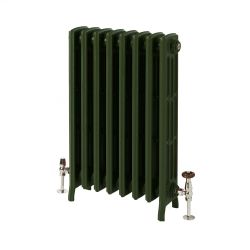 Milano Isabel - 4 Column Cast Iron Radiator - 760mm Tall - Farrow & Ball Duck Green - Multiple Sizes Available