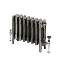 Milano Mercury - 4 Column Cast Iron Radiator - 360mm Tall - Full Polish - Multiple Sizes Available