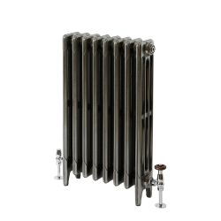Milano Mercury - 4 Column Cast Iron Radiator - 560mm Tall - Full Polish - Multiple Sizes Available