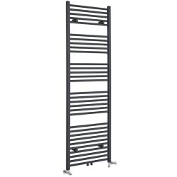 Milano Neva Dual Fuel - Anthracite Heated Towel Rail - Choice of Size