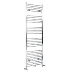 Milano Neva - Dual Fuel Chrome Heated Towel Rail - Choice of Size