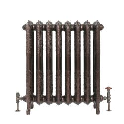 Milano Beatrix - Ornate Cast Iron Radiator - 768mm Tall - Antique Copper - Multiple Sizes Available