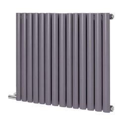 Milano Aruba - Electric Dahlia Purple Horizontal Designer Radiator - 635mm Tall - Choice of Size, Thermostat and Cable Cover