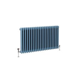 Milano Windsor - Traditional Horizontal Column Radiator - 3 Column - Blue Custom Colours