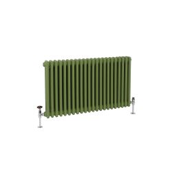 Milano Windsor - Traditional Horizontal Column Radiator - 3 Column - Green Custom Colours