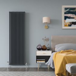 Milano Windsor - Vertical Traditional Column Radiator - 3 Column - Anthracite