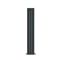 Carisa Pipette - Aluminium Vertical Designer Radiator - Single Panel - Choice of Finish