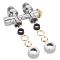 Milano - Chrome Thermostatic H Block Straight Valve With Euro Cone Adaptor - Copper 15mm