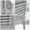 Milano Arno - Electric Chrome Bar on Bar Heated Towel Rail - Choice of Size and Heating Element