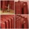 Milano Beatrix - 2 Column Cast Iron Radiator - 510mm Tall - Farrow & Ball Eating Room Red - Multiple Sizes Available