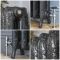 Milano Beatrix - Cast Iron Radiator - 950mm Tall - Antique Graphite - Multiple Sizes Available
