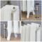 Milano Beatrix - Cast Iron Radiator - 510mm Tall - Porcelain White - Multiple Sizes Available