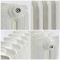 Milano Beatrix - Cast Iron Radiator - 510mm Tall - Porcelain White - Multiple Sizes Available