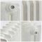Milano Beatrix - Cast Iron Radiator - 950mm Tall - Porcelain White - Multiple Sizes Available
