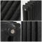 Milano Beatrix - Cast Iron Radiator - 510mm Tall - Slate Black - Multiple Sizes Available