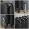 Milano Beatrix - Cast Iron Radiator - 510mm Tall - Slate Black - Multiple Sizes Available